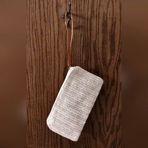 Simple Woven Bag with Wrist Strap